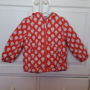 Mini Boden fleece lined girls jacket